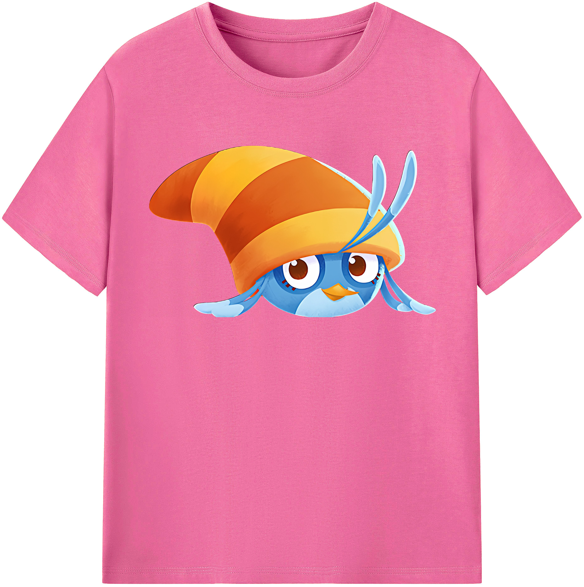 （画像用） Angry Birds アングリーバード レディースカジュアルプリントTシャツ（綿100％）